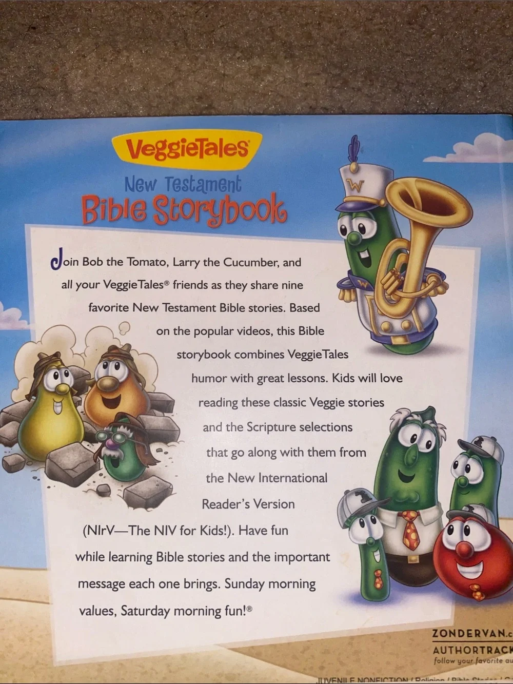Veggie Tales New Testament Bible Storybook With Scripture From The Nirv